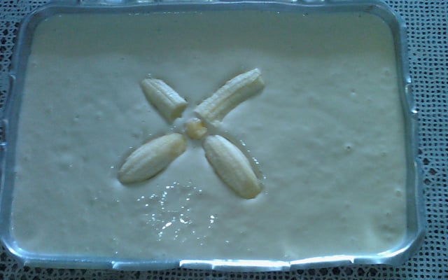 Bolo de banana nanica da Luh