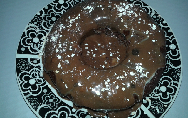 Bolo de chocolate com aveia