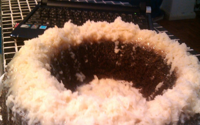 Bolo beijinho de micro-ondas