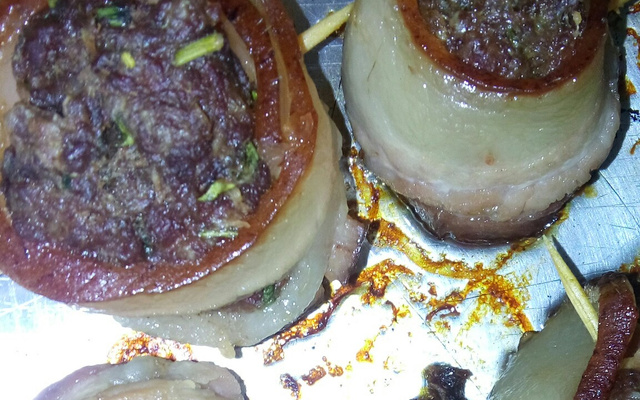 Medalhão de carne moída