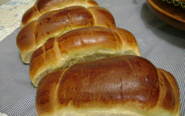 Pão caseiro da Dinda