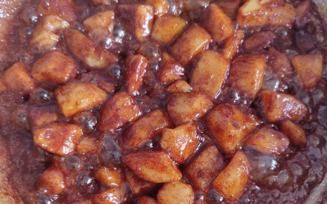 Maçã em calda (outback)