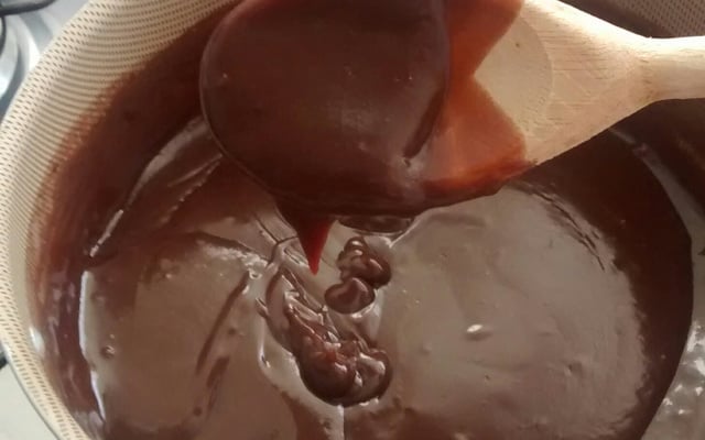 Brigadeiro com creme de leite