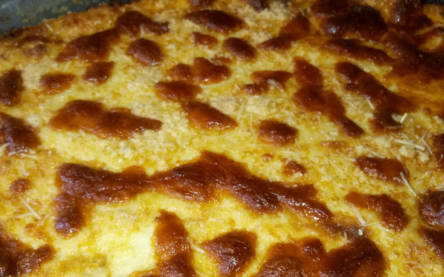 Souflé cremoso de frango