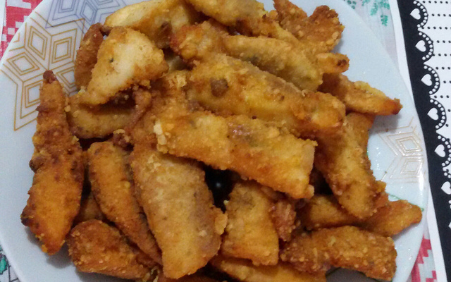 Filé de tilápia frita
