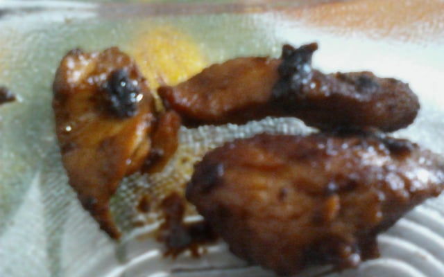 Frango dourado na cebola