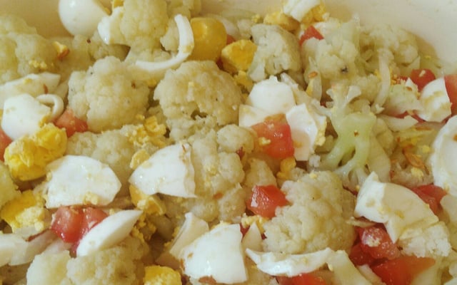 Salada de couve-flor