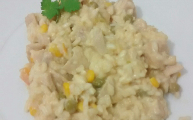 Risoto de frango