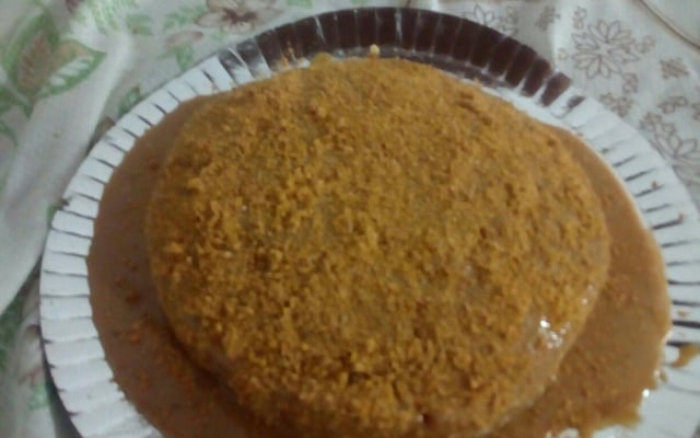 Bolo junino de paçoca