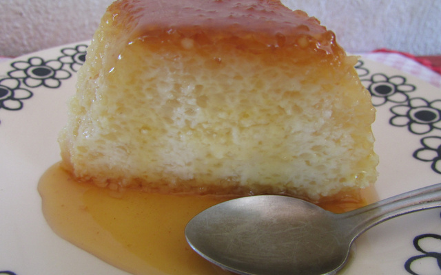 Pudim de tapioca delicioso