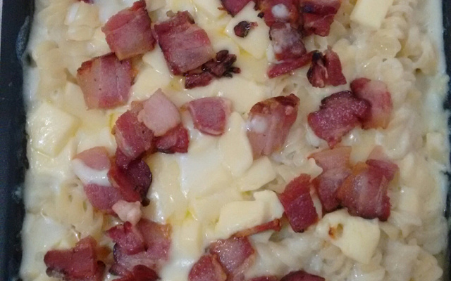 Macarrão com molho branco especial