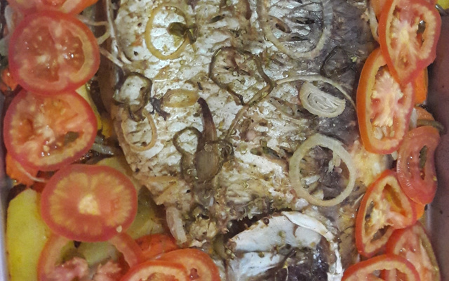 Peixe recheado