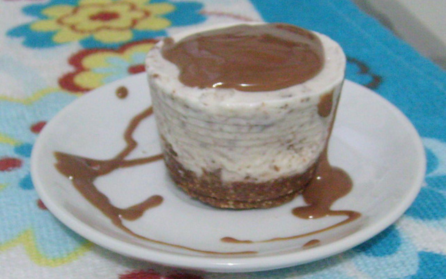 Cupcake Gelado de Nutella