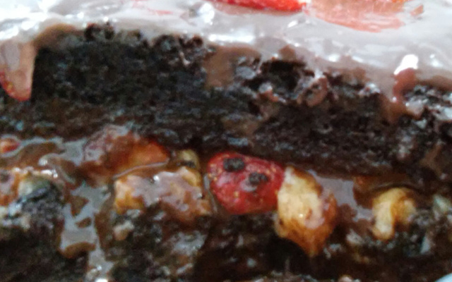 Bolo tentação de morango