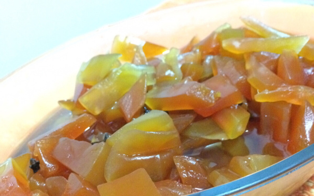 Doce de mamão verde