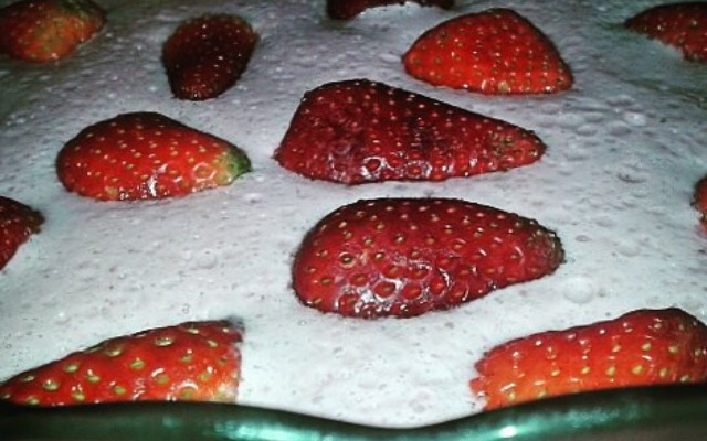 Mousse de morango