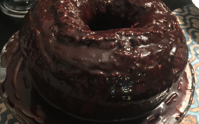 Bolo de chocolate tradicional