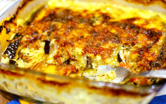 Berinjelas gratinadas