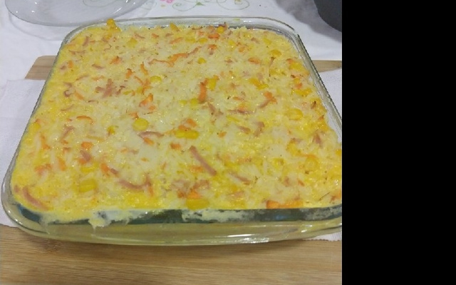 Arroz de forno diferente