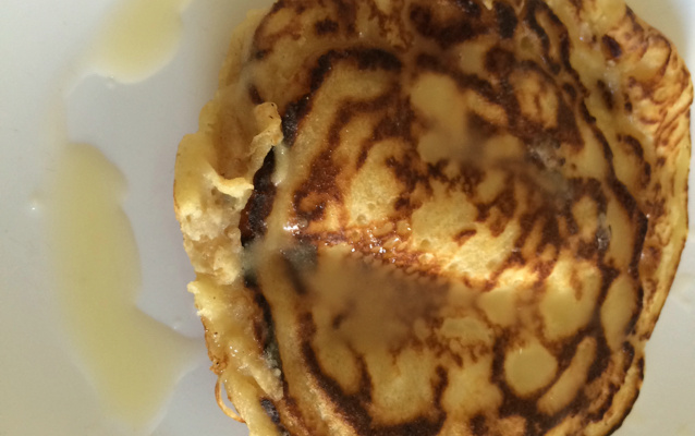 Waffle de frigideira (pancakes)