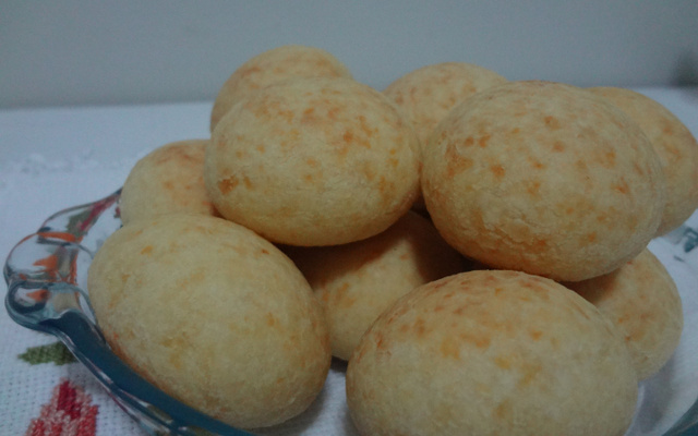 Pão de queijo especial com polvilho e fécula