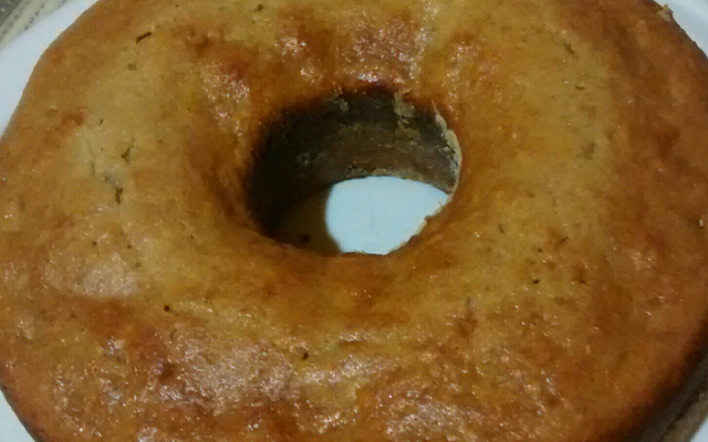 Bolo de banana de liquidificador