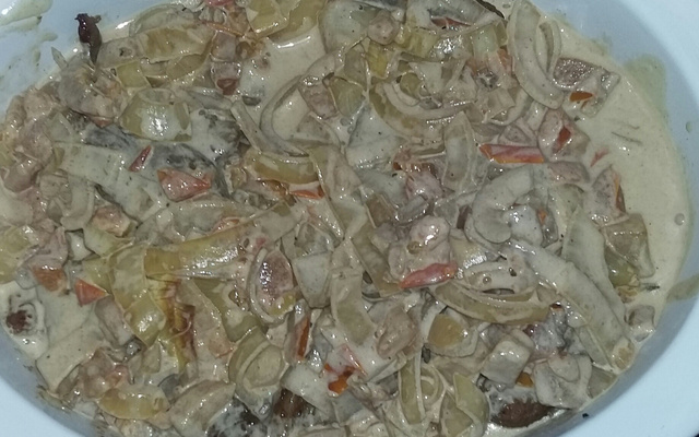 Bife com molho surpresa