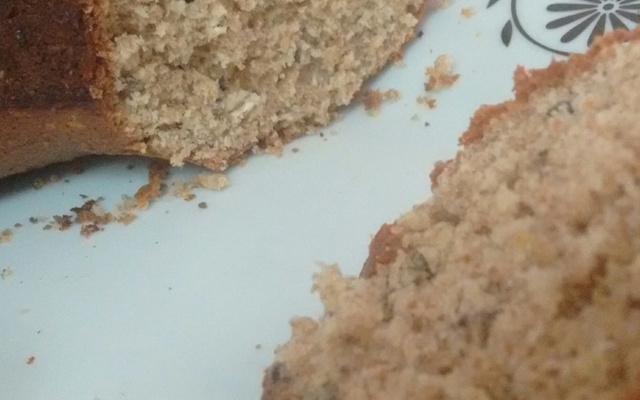 Bolo integral de aveia