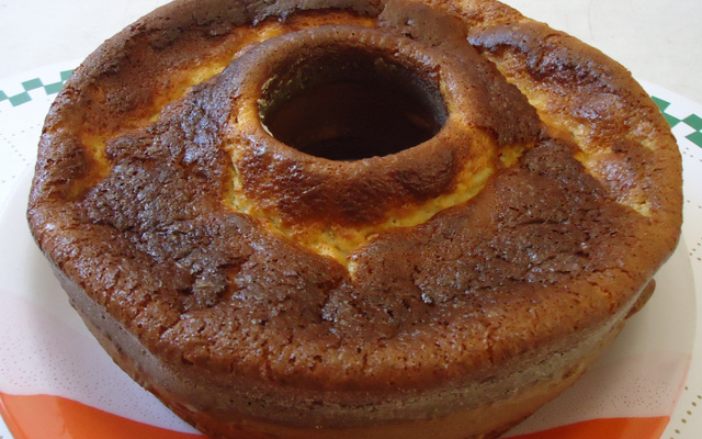 Bolo de fubá cremoso