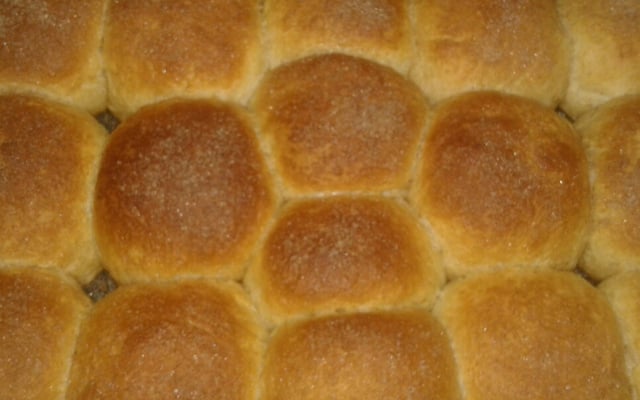 Bolo húngaro (pão doce com recheio de goiabada)