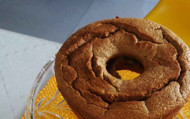 Bolo funcional de banana