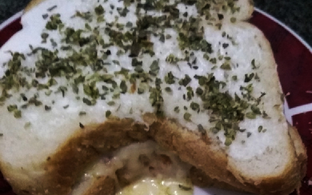 Pizza rápida de pão de forma