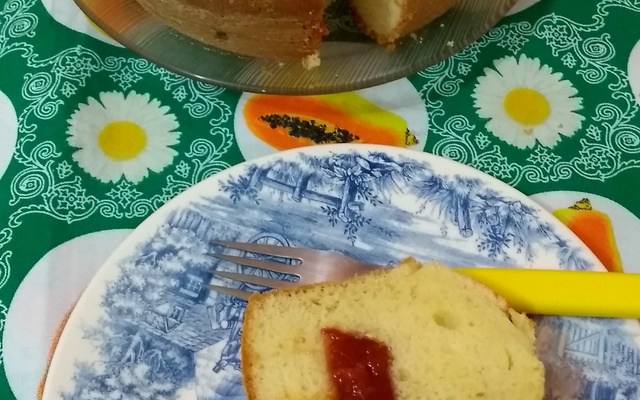 Bolo fofinho de liquidificador