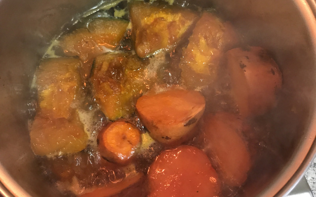 Abóbora (moranga) caramelada