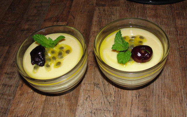 Mousse de maracujá cremoso