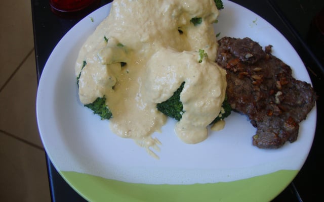 Brócolis com creme de milho