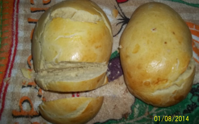 Pão caseiro da Dinda