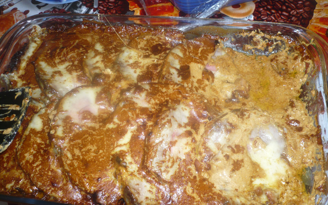 Lagarto recheado especial da Jana