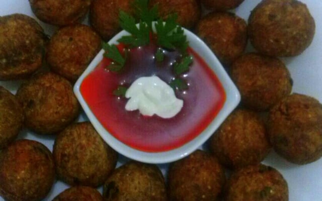 Croquete de carne seca