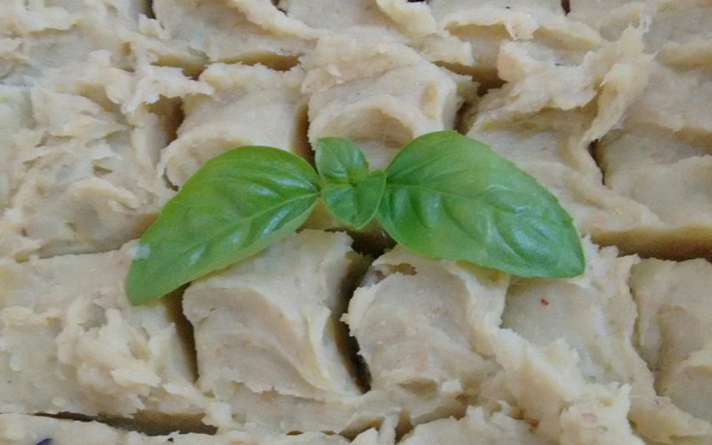 Purê de batata doce light