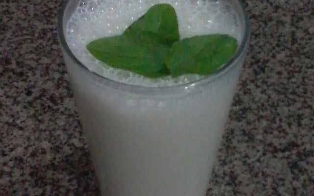 Vitamina de banana com aveia