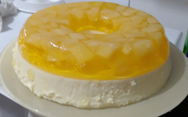 Pudim de abacaxi