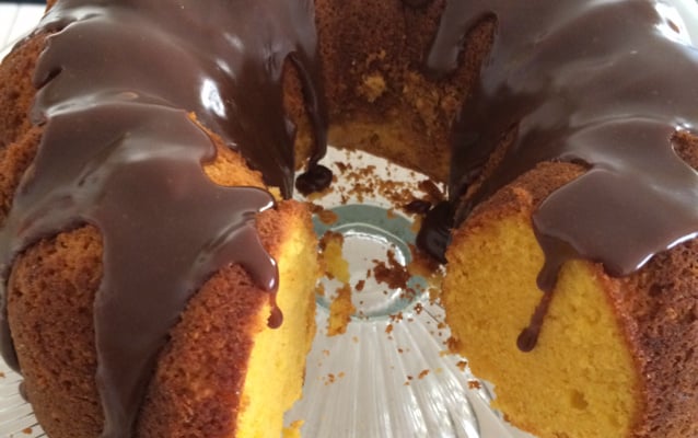 Bolo de cenoura fofinho