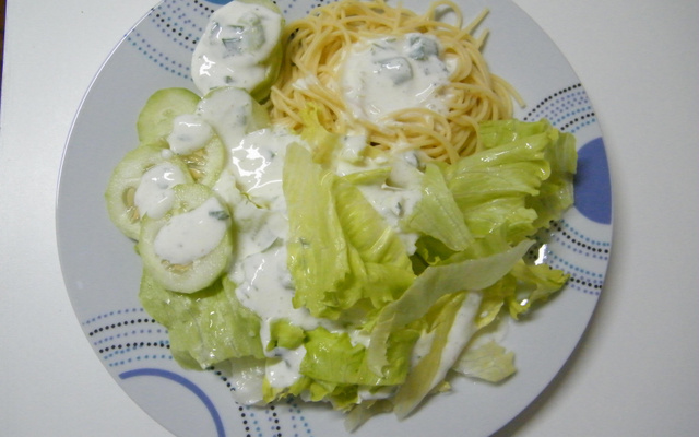 Molho de creme de leite, iogurte e limão