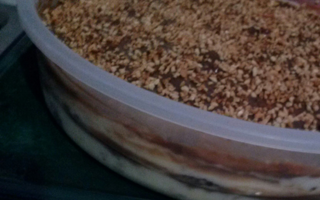 Pavê brasileirinho com brigadeiro