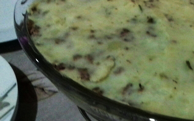 Escondidinho de arroz