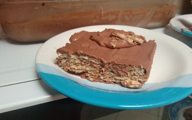 Bolo preto de alma branca