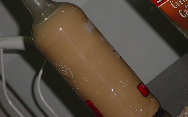 Bebida tipo Amarula caseira