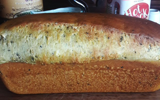 Pão de ervas e especiarias árabes