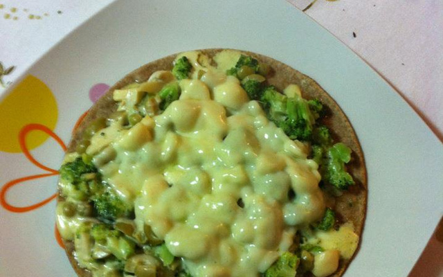 Pizza de frigideira light